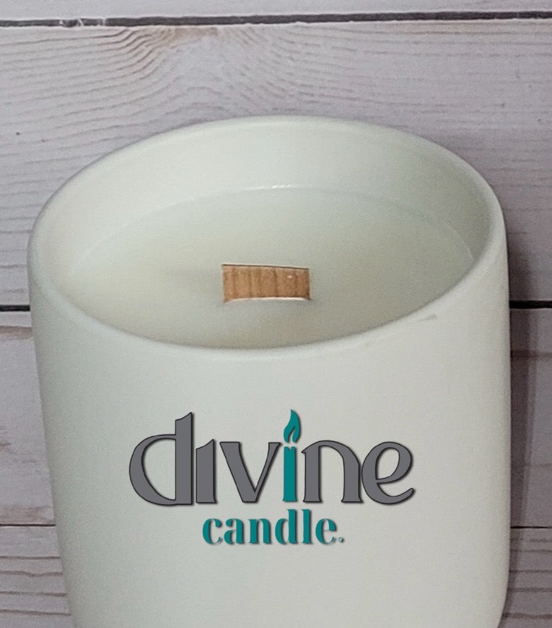 14 Oz White Ceramic Tumbler Soy Wax Candle - 200+ Scents!