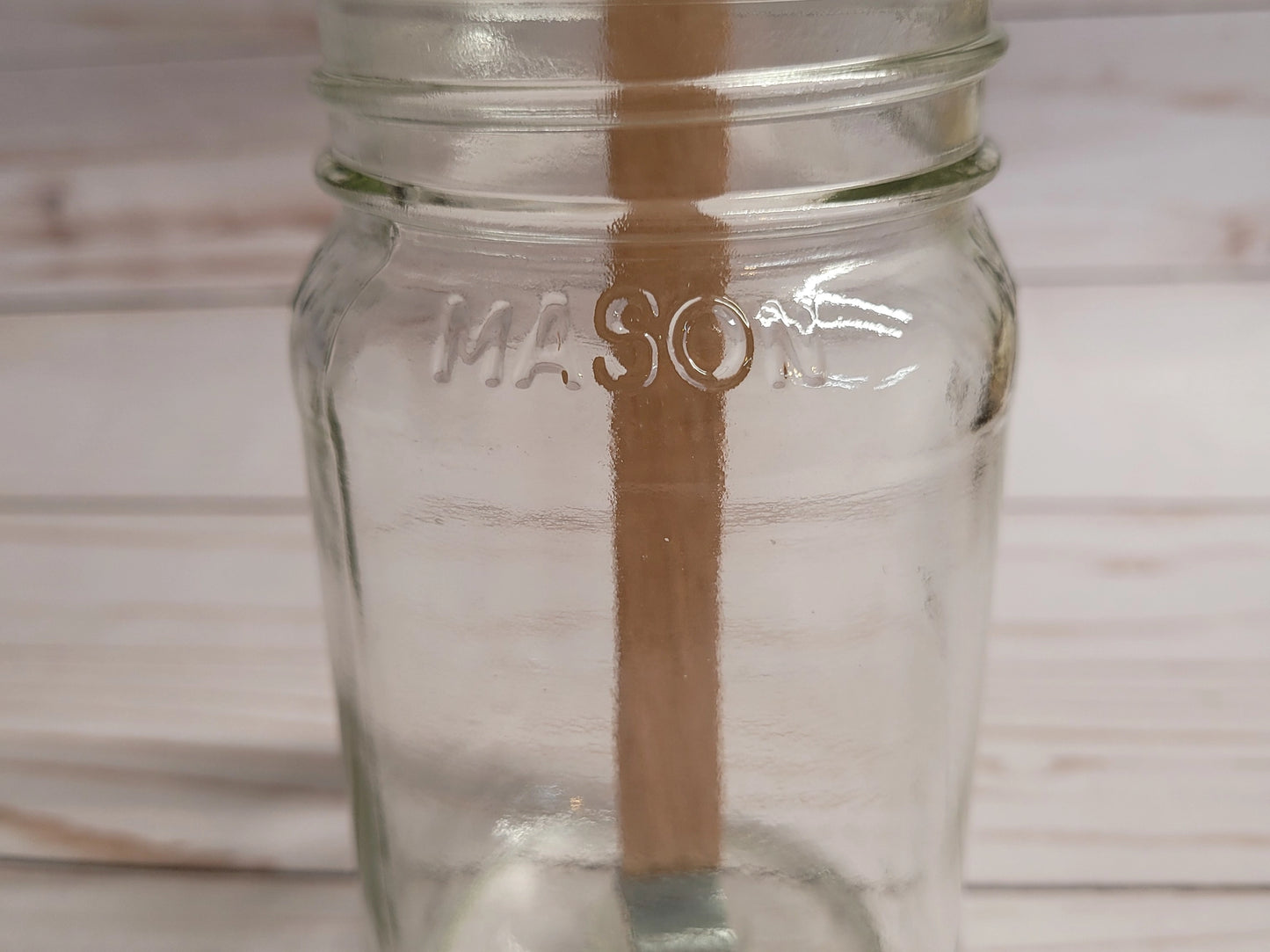 8 oz Soy Wax Wood Wick Candle (Square Jar) - A Thousand Wishes